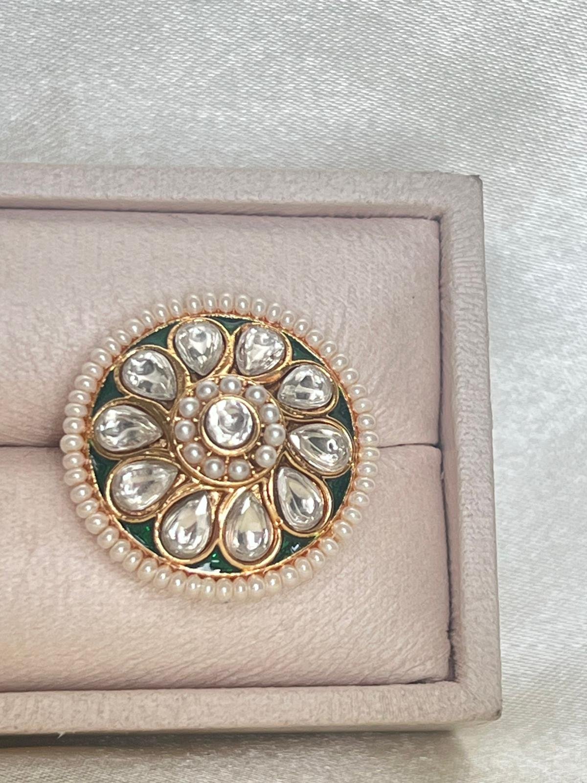 Kundan Finger Ring 3