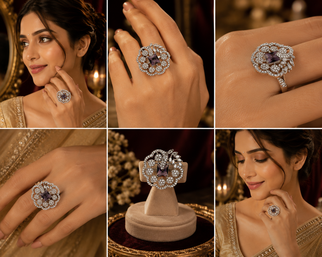 Circle Diamond Ring