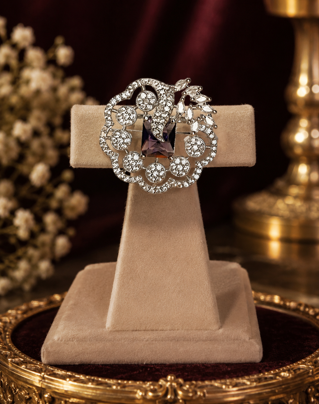 Circle Diamond Ring