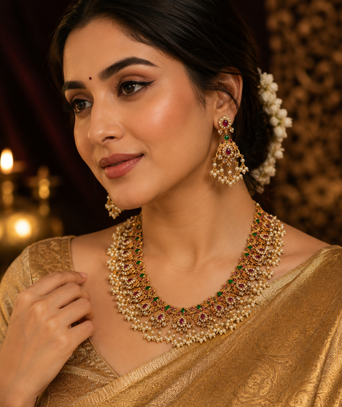 Gottapusalu Haram Jewelry  Set