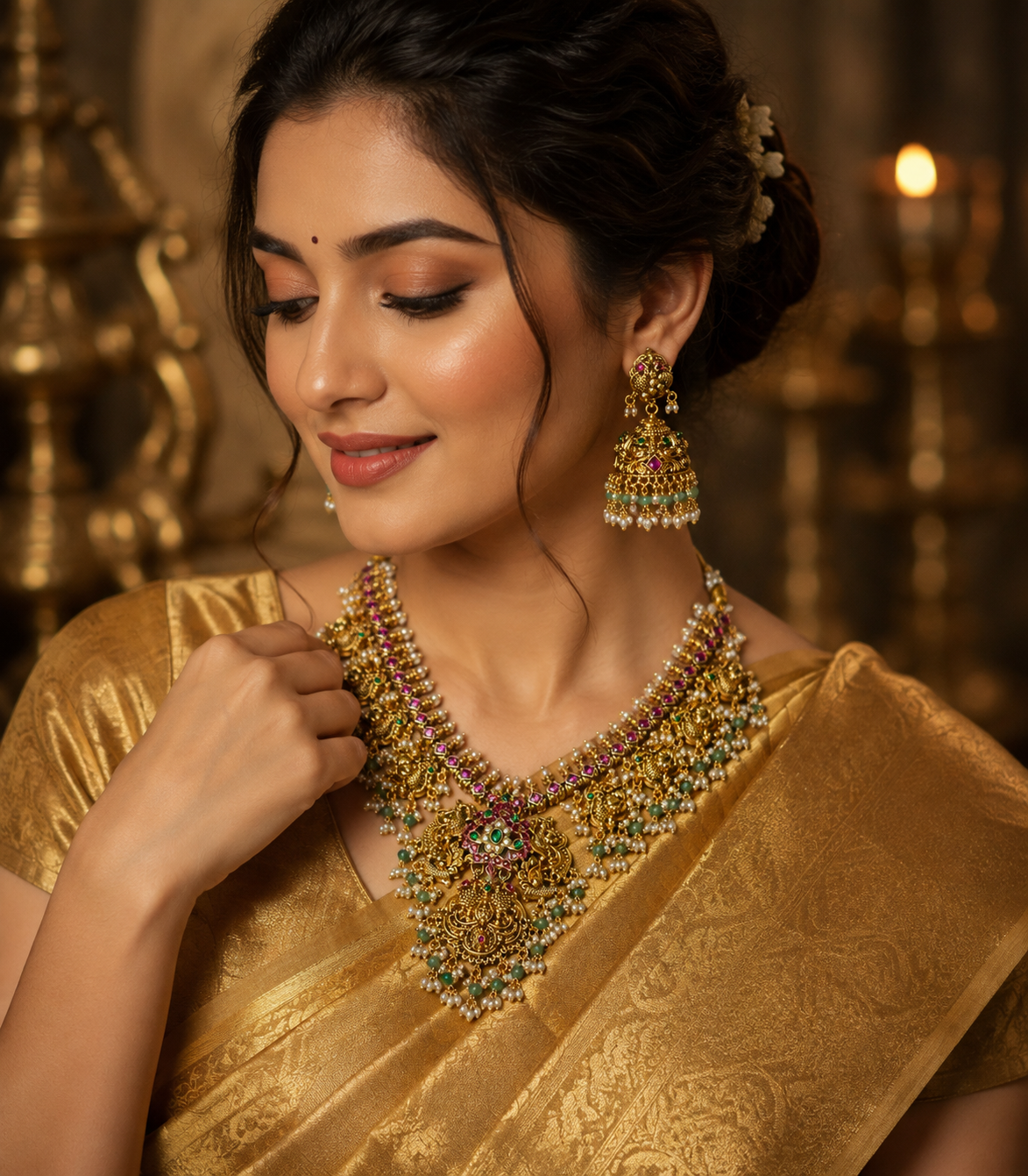 Gold Color Wedding Set